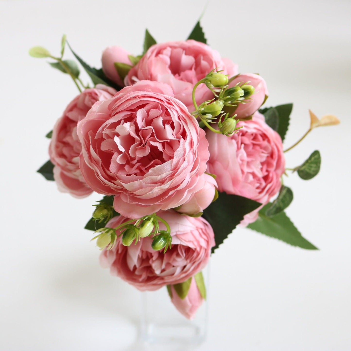 Norvo | Elegant Peony Dreams - Premium Kunstig Blomsterbukett
