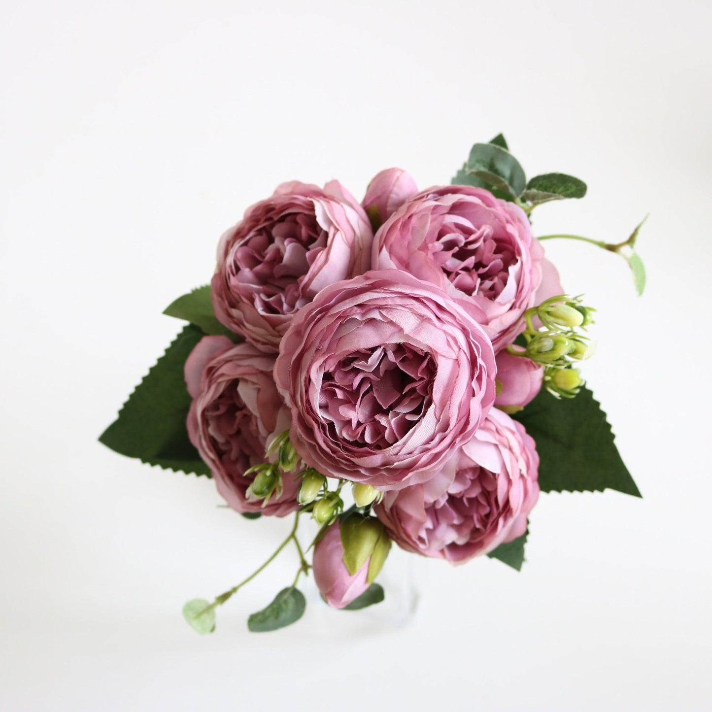 Norvo | Elegant Peony Dreams - Premium Kunstig Blomsterbukett