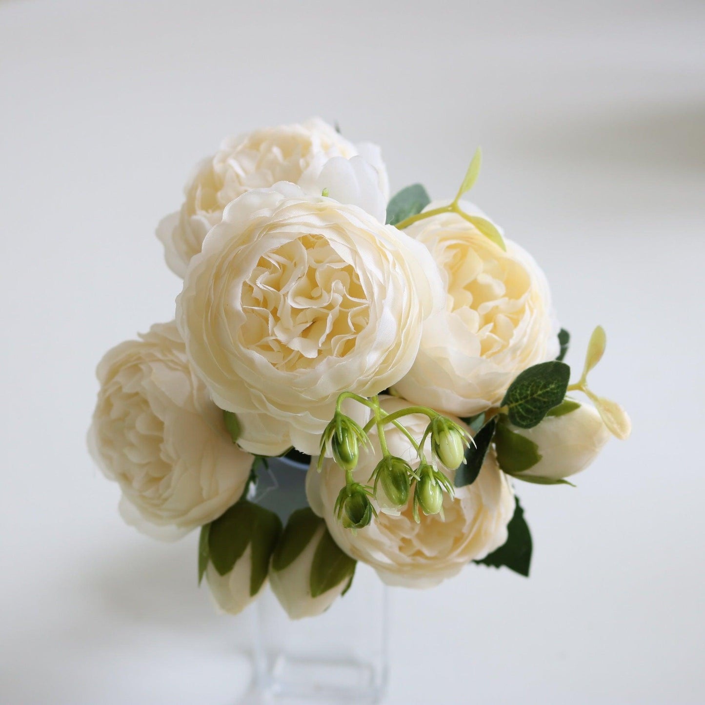 Norvo | Elegant Peony Dreams - Premium Kunstig Blomsterbukett