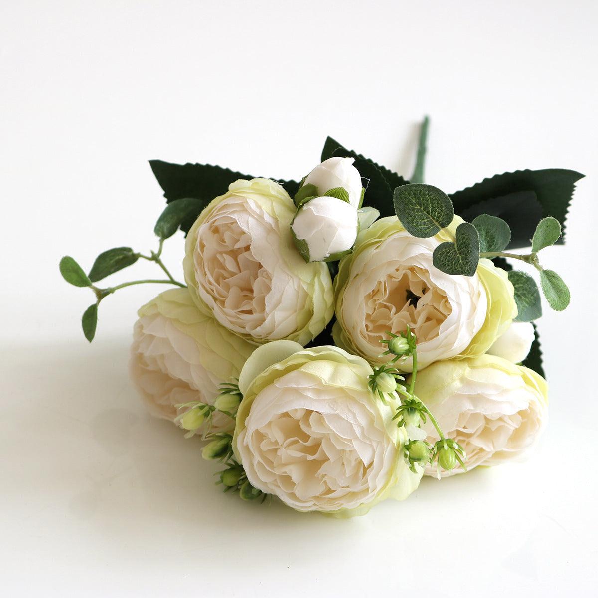 Norvo | Elegant Peony Dreams - Premium Kunstig Blomsterbukett