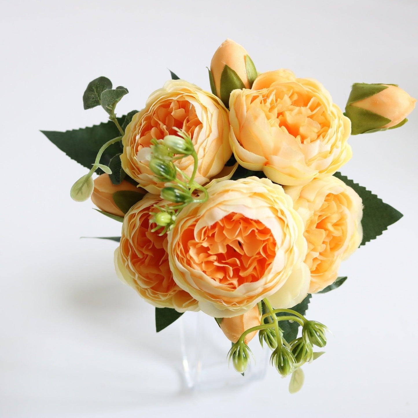 Norvo | Elegant Peony Dreams - Premium Kunstig Blomsterbukett