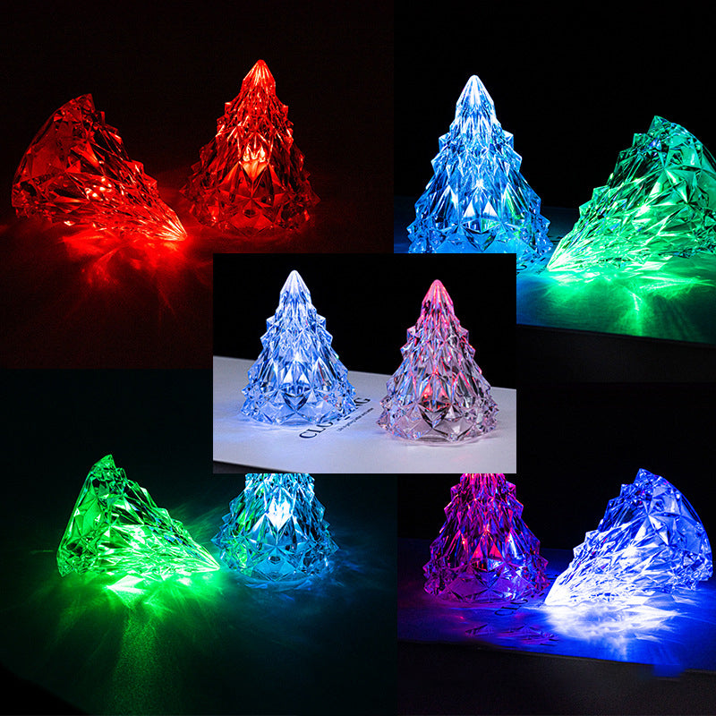 Norvo | Mini LED Krystall Juletre Nattlys