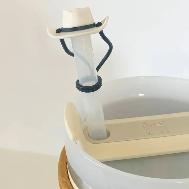 Norvo | Silikon Cowboyhatt Stråhatt Dekker Caps