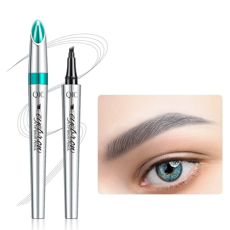 Norvo | Vanntett 3D Microblading Øyenbrynspenne med 4 Gaffeltips