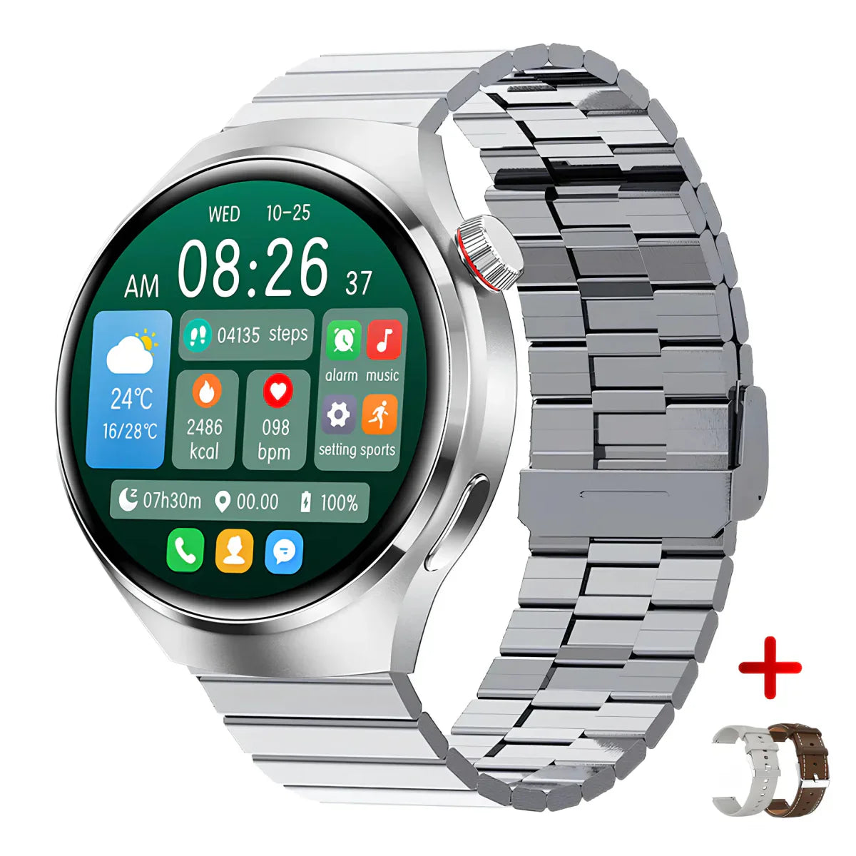 EleganceFit Smartwatch – Luksusklokke med Avanserte Funksjoner