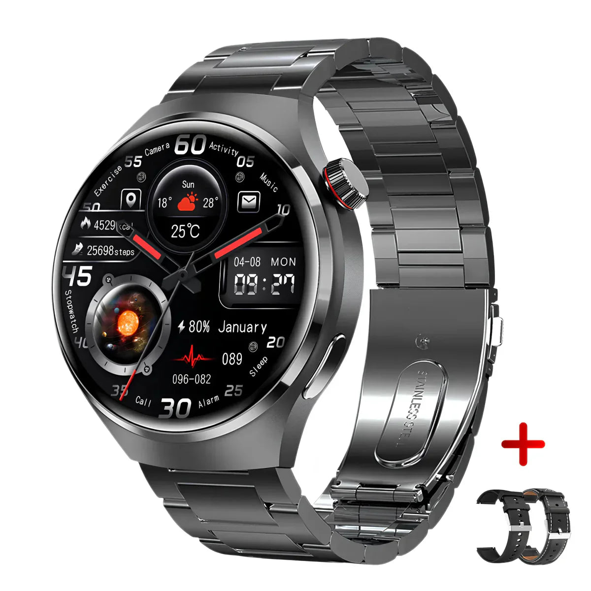 EleganceFit Smartwatch – Luksusklokke med Avanserte Funksjoner
