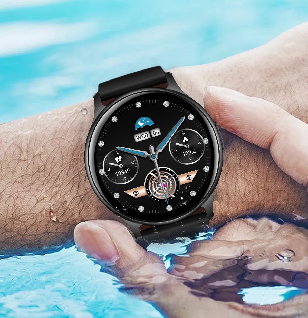 Norvo | Smartklokke og treningssporingsenhet med Bluetooth - SmartVibe Pro