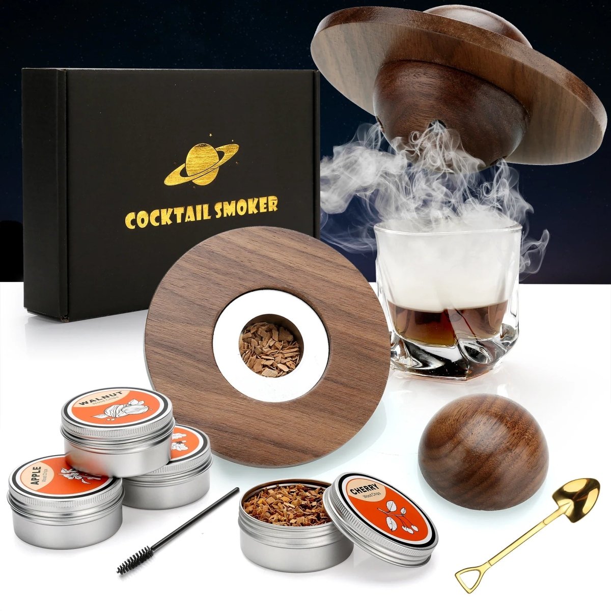 Norvo | SMOKETAIL KIT – Cocktailrøker Sett for Whiskey & Bourbon Elskere
