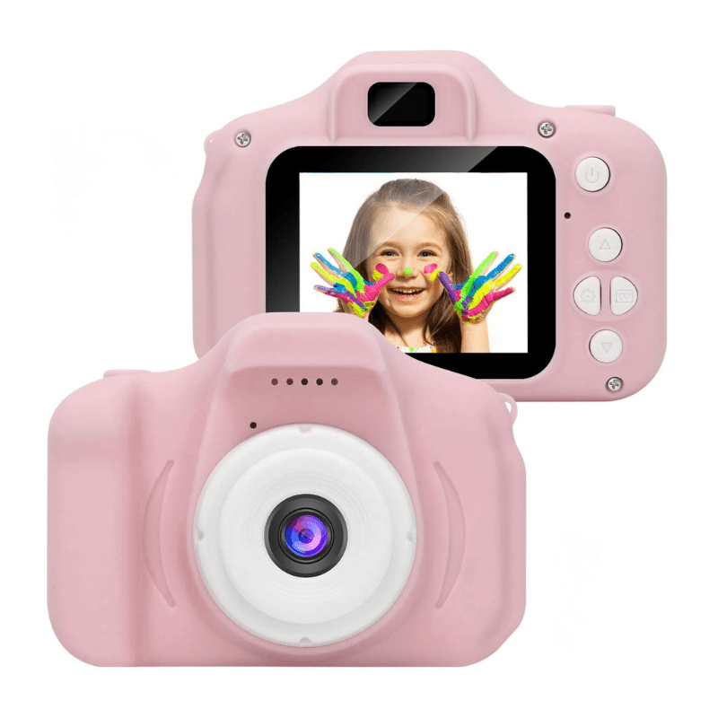 Norvo | Snapbuddy – Barne Digitalkamera med Dobbelt Linse – Støtsikkert 1080p HD Kamera for Barn