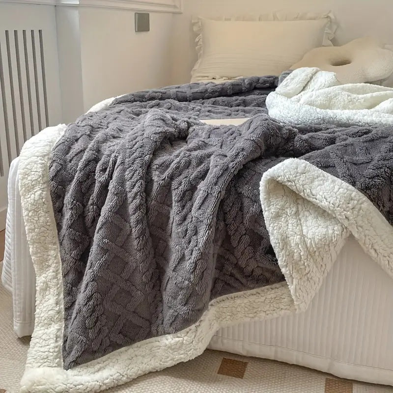Norvo | SHERPLY – Vendbar Sherpa Fleece Teppes for Året Rundt Komfort