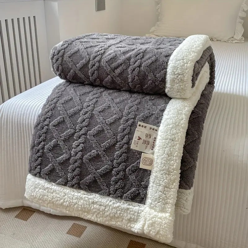 Norvo | SHERPLY – Vendbar Sherpa Fleece Teppes for Året Rundt Komfort