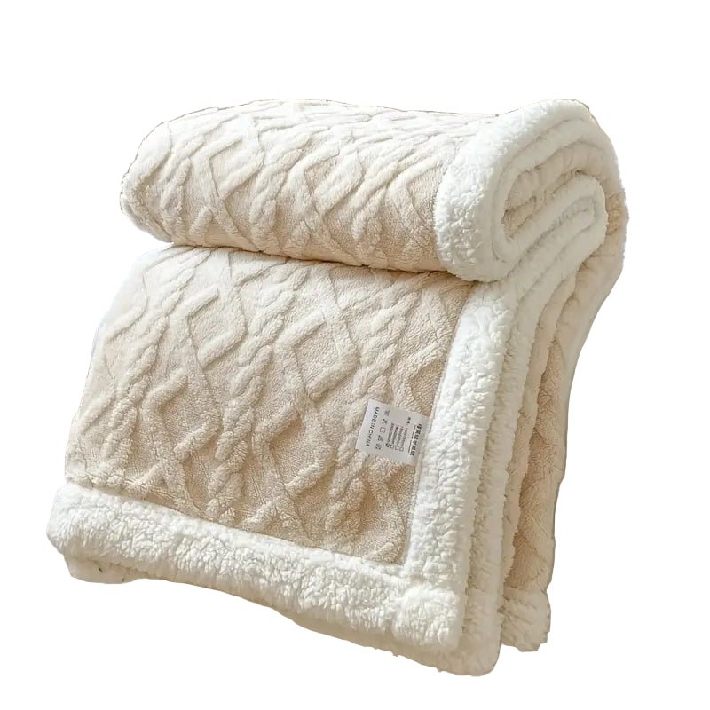 Norvo | SHERPLY – Vendbar Sherpa Fleece Teppes for Året Rundt Komfort