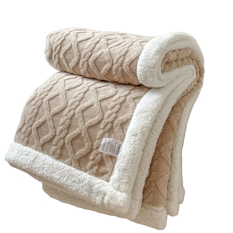 Norvo | SHERPLY – Vendbar Sherpa Fleece Teppes for Året Rundt Komfort