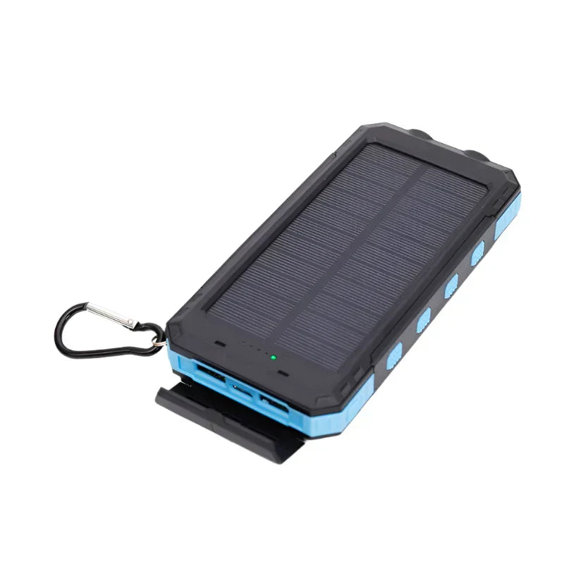 Norvo | Solenergi Power Bank med Lommelykt - SolarCharge Pro