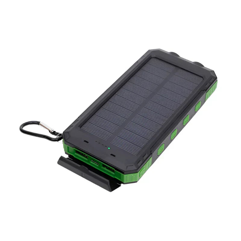 Norvo | Solenergi Power Bank med Lommelykt - SolarCharge Pro