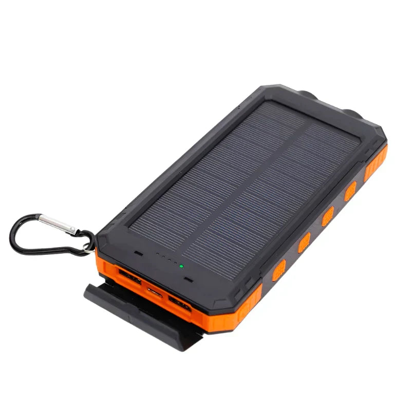 Norvo | Solenergi Power Bank med Lommelykt - SolarCharge Pro