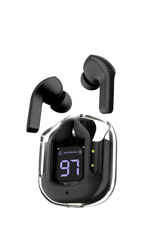 Norvo | SONICPULSE – Trådløse Bluetooth ørepropper med LED-skjerm og dyp basslyd