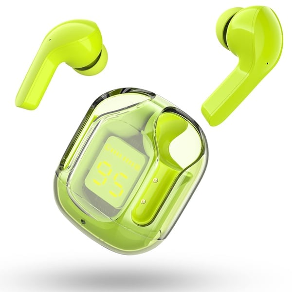 Norvo | SONICPULSE – Trådløse Bluetooth ørepropper med LED-skjerm og dyp basslyd