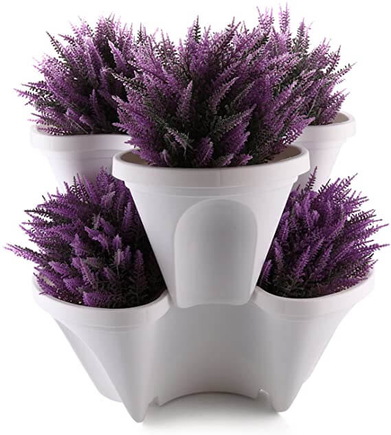 Norvo | Plassbesparende Stablebare Blomsterpotter - StrawberryStack