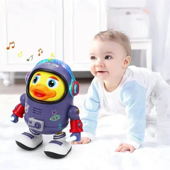 Norvo | SPACEWADDLE – Danseand Toy for Babyer med Lys & Musikk
