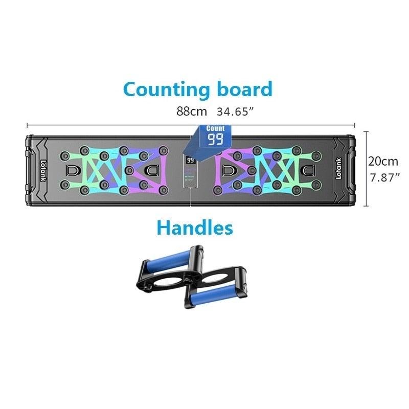 Norvo | Spartan Push-Up Board - Smart Push-Up Board