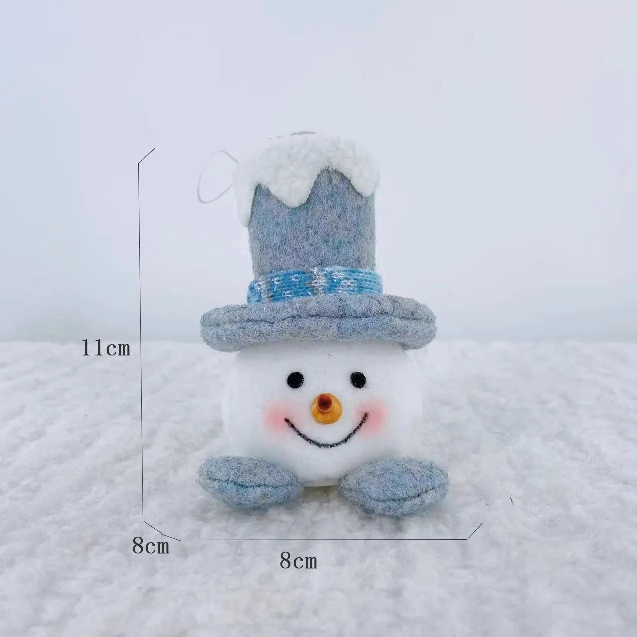 Norvo | Juledukke Lys Plush Glitrende Snømann