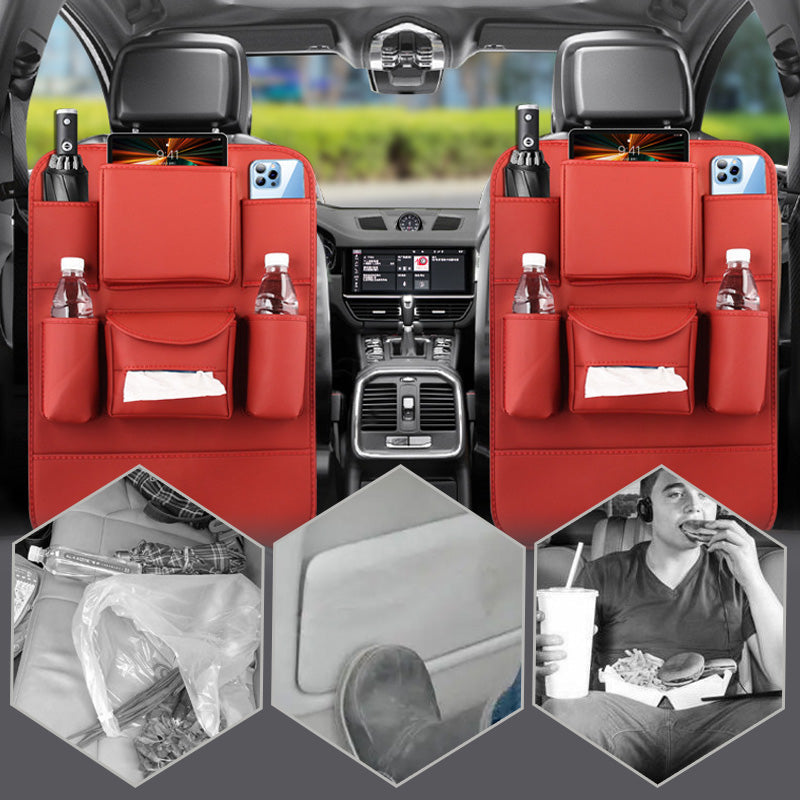 Norvo | PU Lær Bilsete Bak Organizer