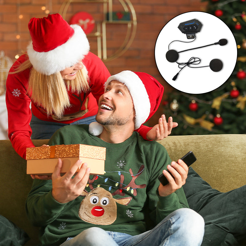 Norvo | BT12 Motorsykkelhjelm Bluetooth Hodesett