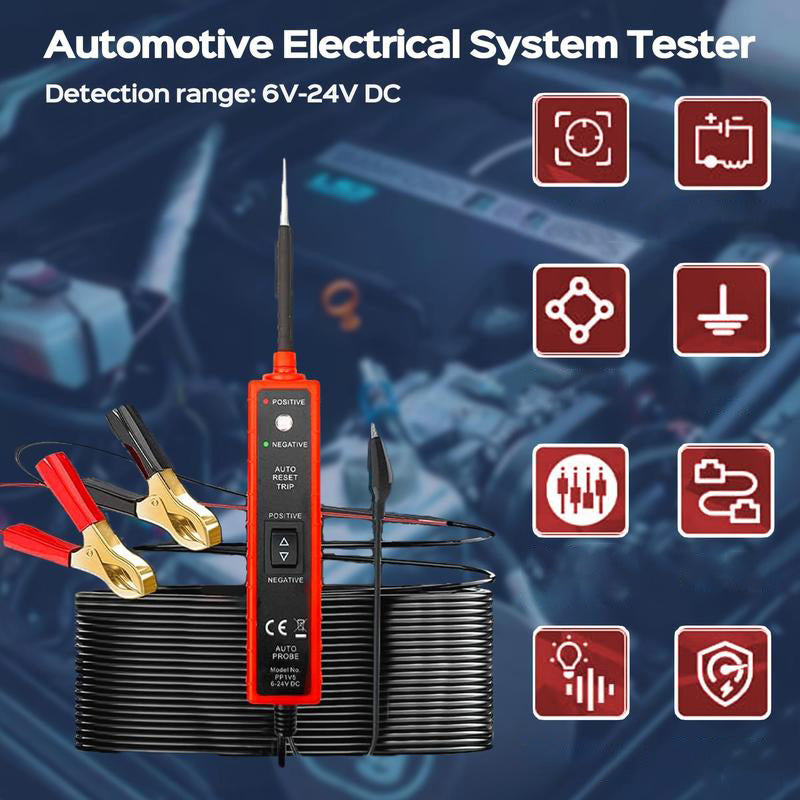 Norvo | 6-24 V DC-kretsTester for bilens elektriske system