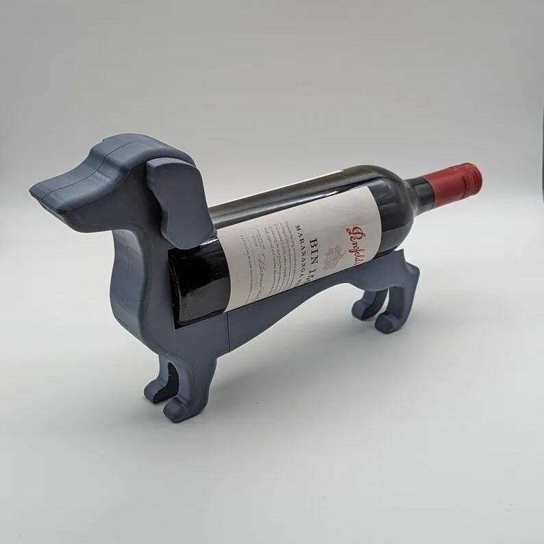 Norvo | Vinflaskeholder Formet Som En Dachshund