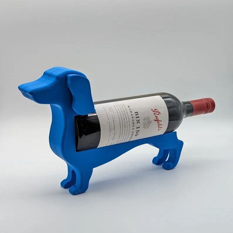 Norvo | Vinflaskeholder Formet Som En Dachshund