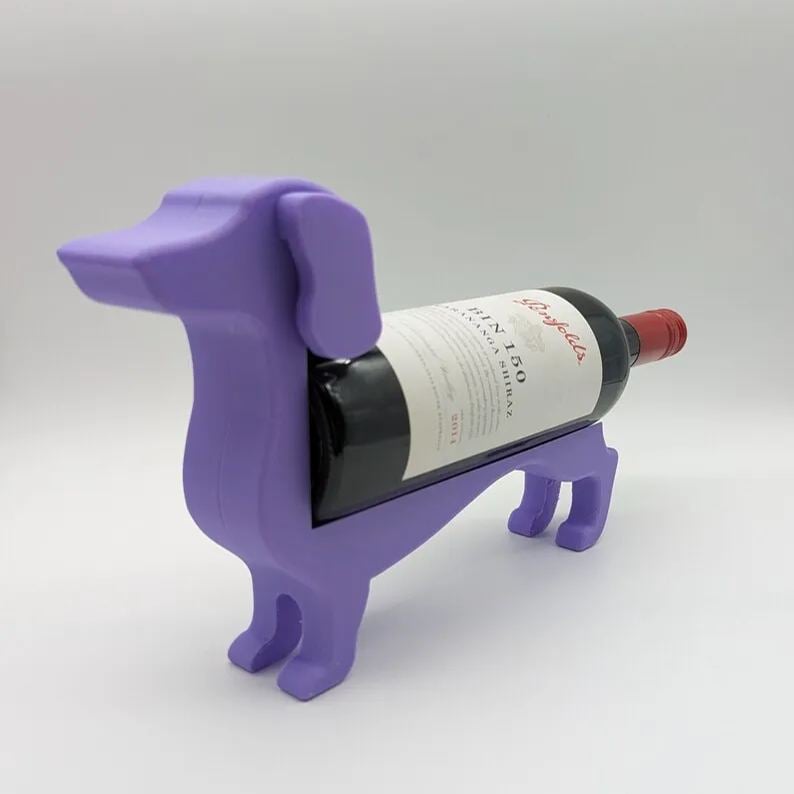 Norvo | Vinflaskeholder Formet Som En Dachshund