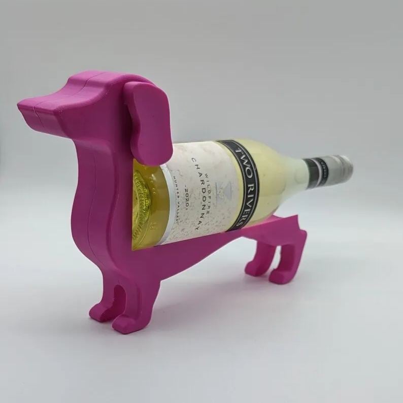 Norvo | Vinflaskeholder Formet Som En Dachshund