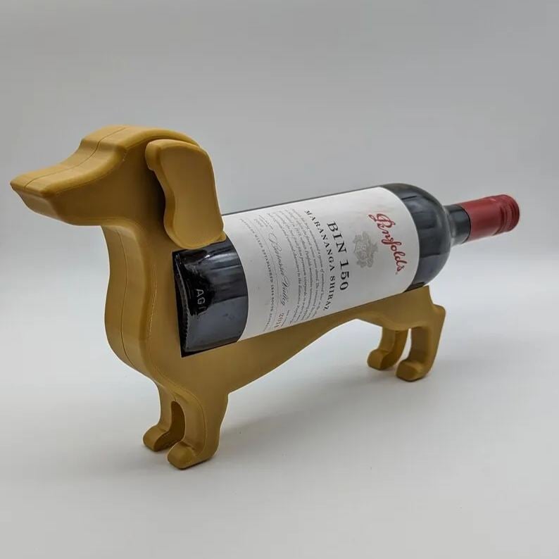 Norvo | Vinflaskeholder Formet Som En Dachshund