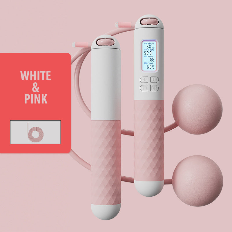 Norvo | Batteridrevet hoppe tau med teller og vekt baller