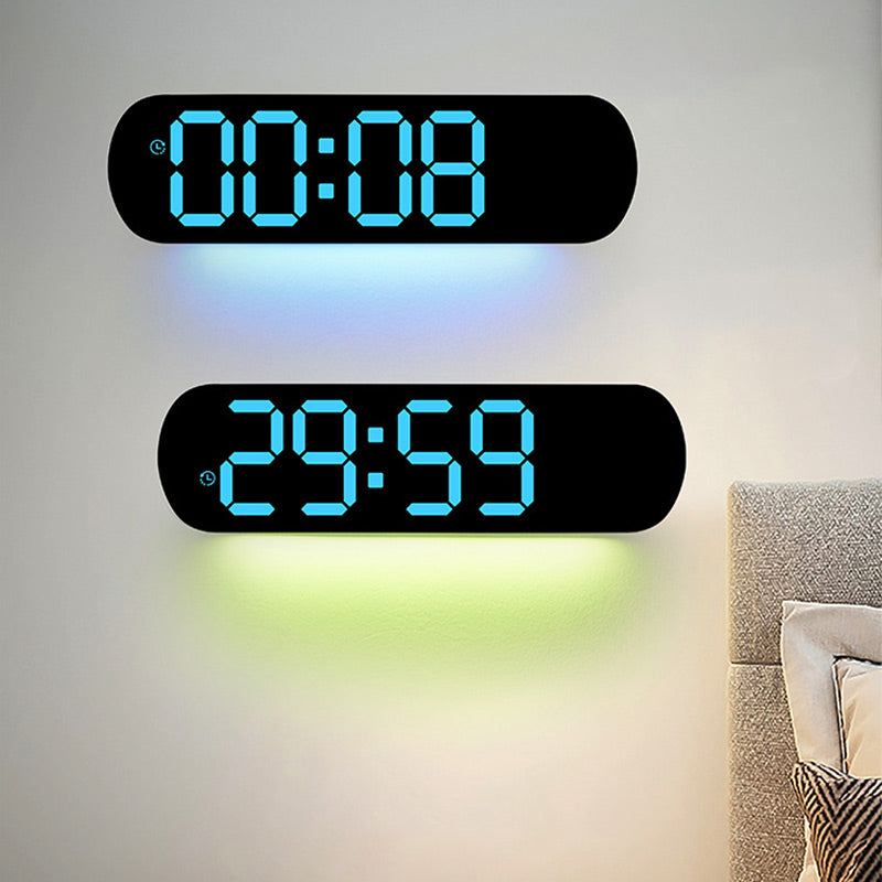 Norvo | Multifunksjonell Dekorativ LED Digital Veggklokke