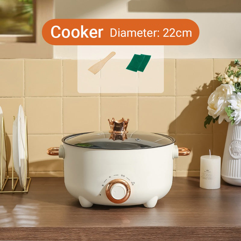 Norvo | Multifunksjonell elektrisk non-stick komfyr med dampkoker