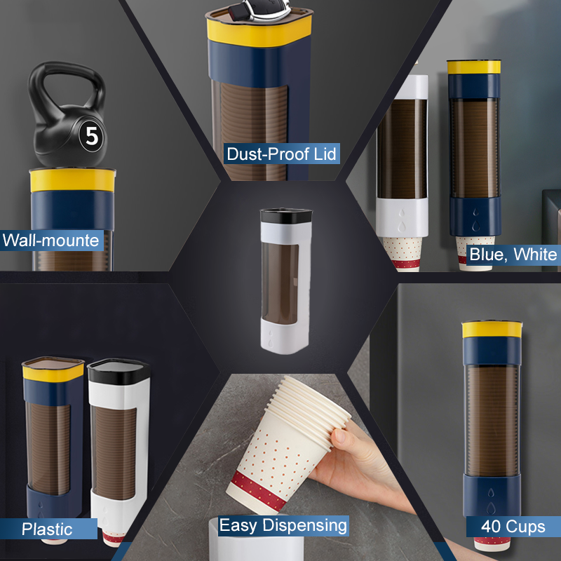 Norvo | Vegghengt dispenserholder for engangskopper