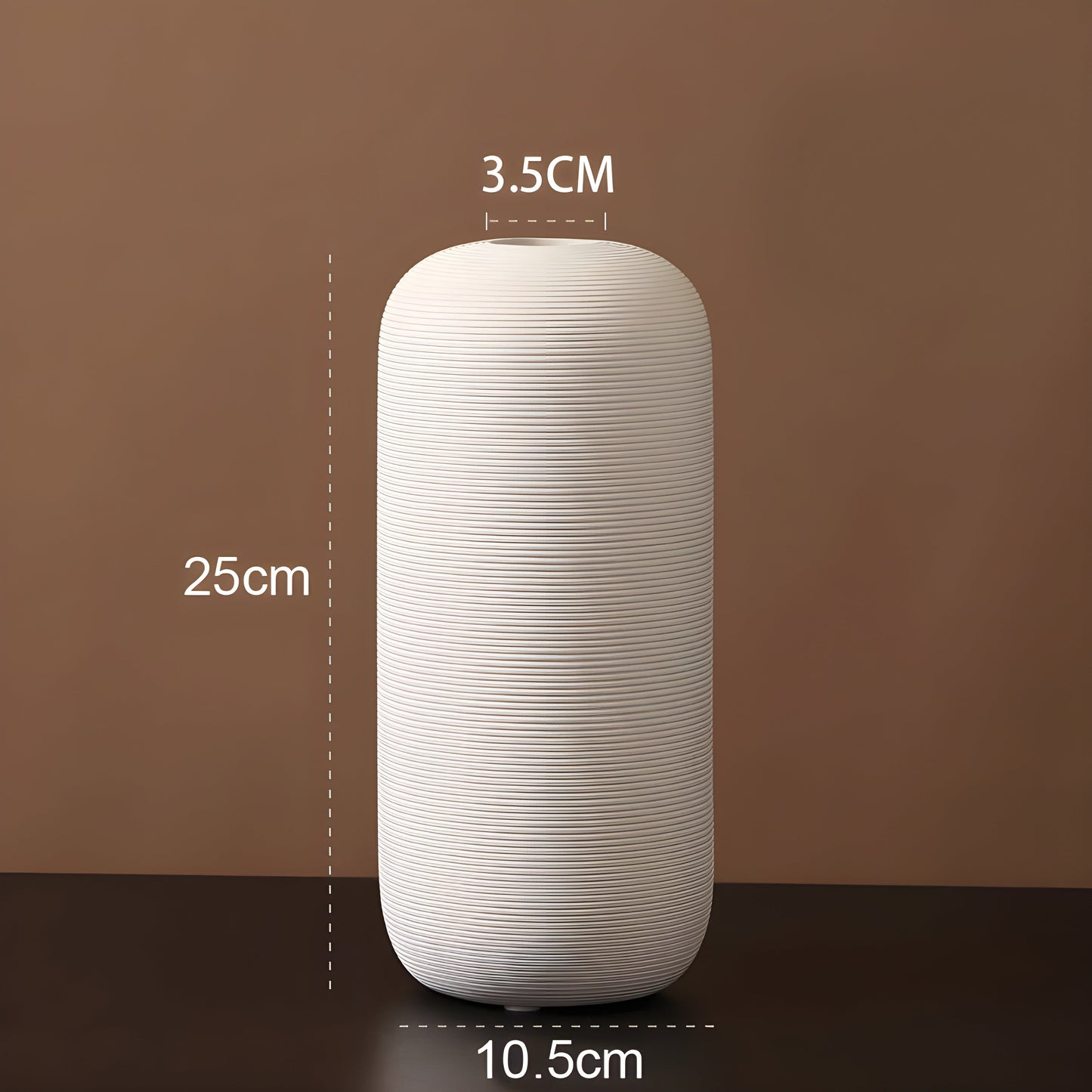 Norvo | Minimalistisk Håndlaget Keramisk Zen Vase