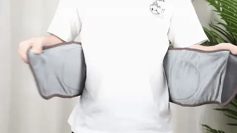 Norvo | Infrarød Ryggstøttebelte | Justerbar Varme og Vibrasjon for Smertelindring og Muskelslapphet