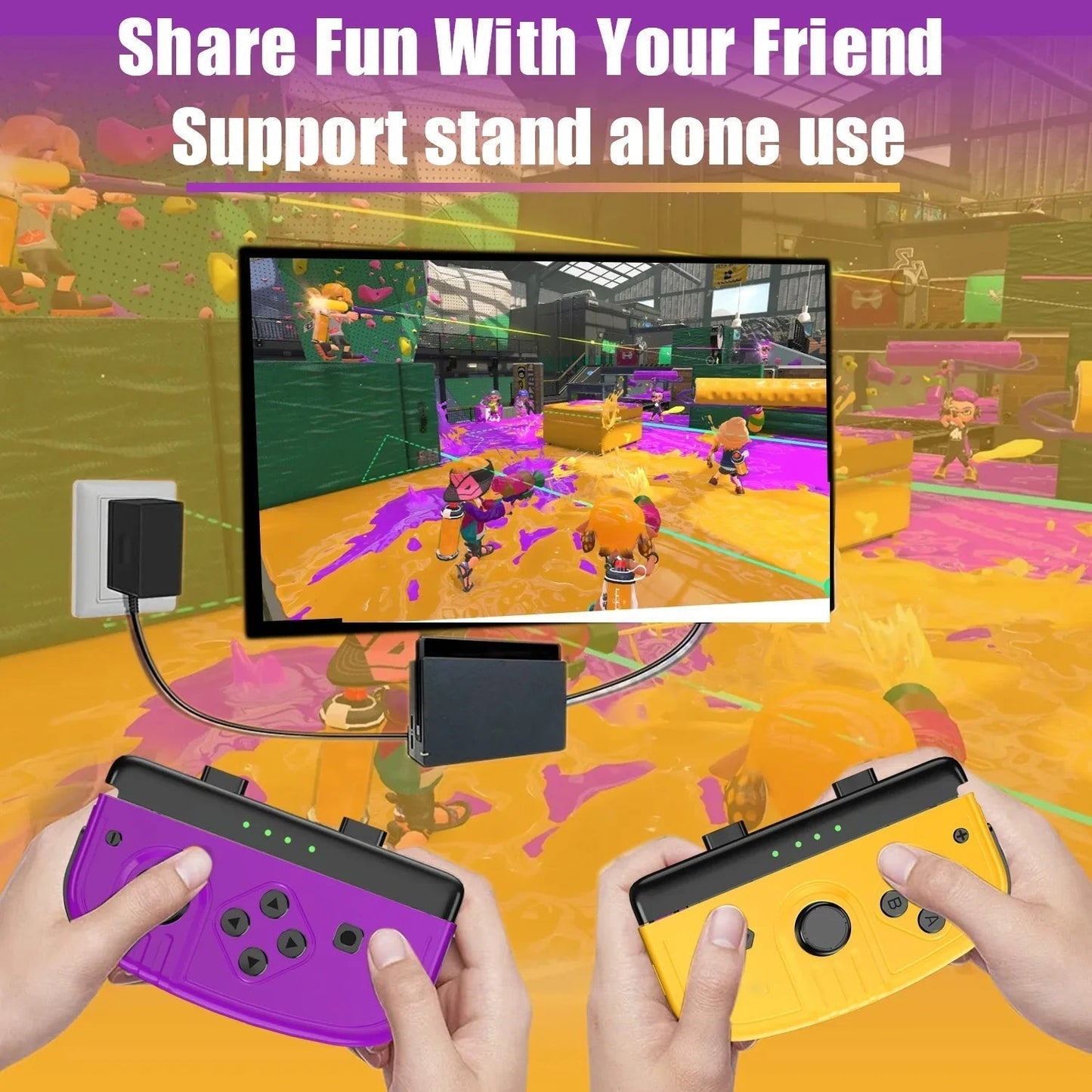 Norvo | Trådløs OLED Joycon Gamepad for Nintendo Switch Joyco