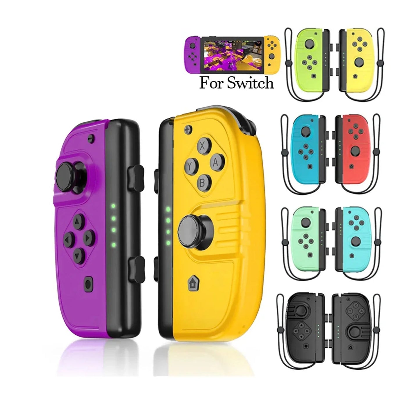 Norvo | Trådløs OLED Joycon Gamepad for Nintendo Switch Joyco