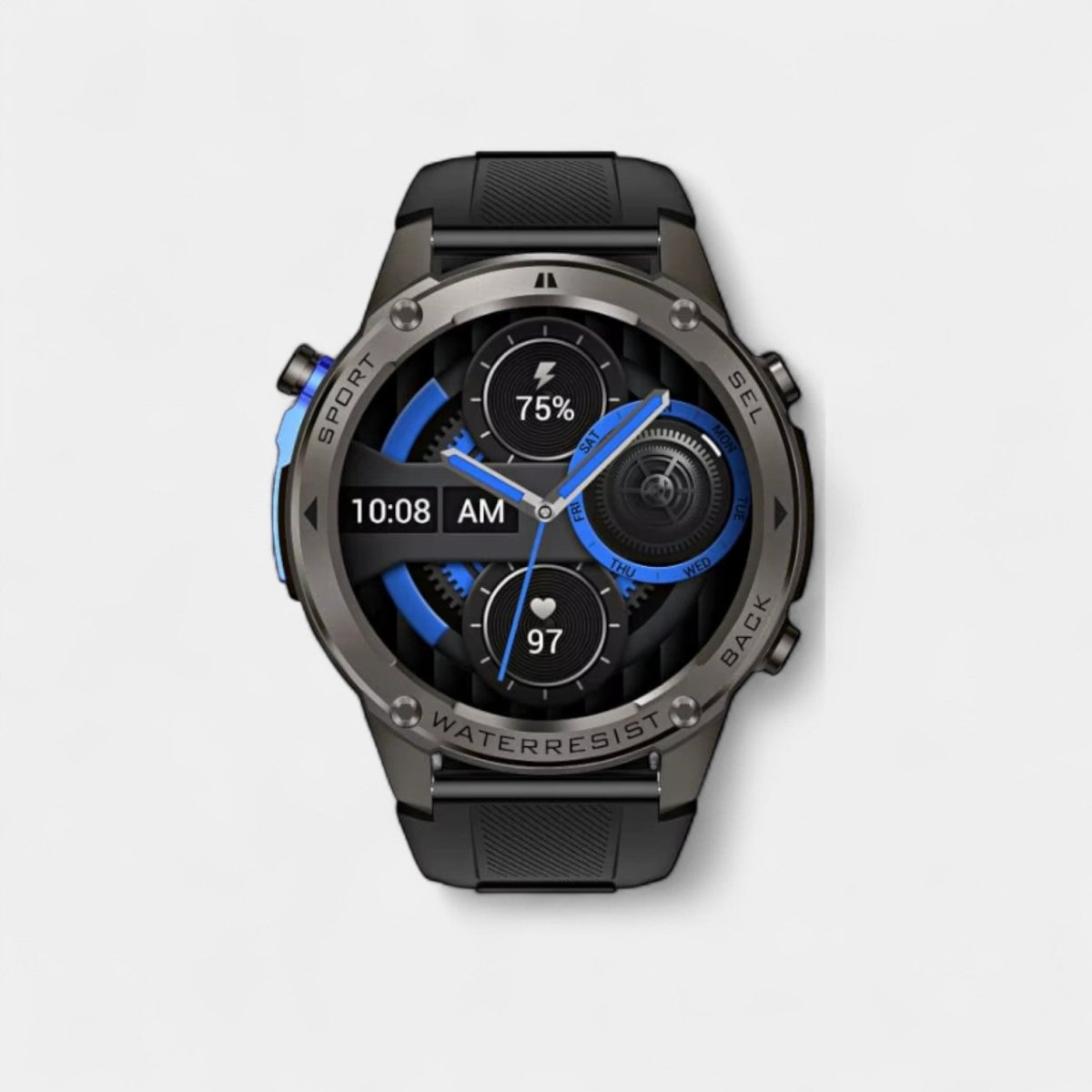 Norvo | TrekSight X – Robust Smartklokke med GPS og Helseovervåkning