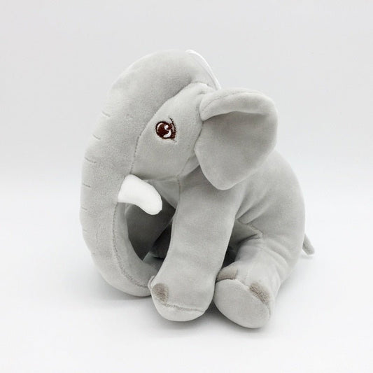 Norvo | Trunklet Joy – Myk Mini Elefant med Sugekopp – Baby Sanseleketøy for Komfort og Lek