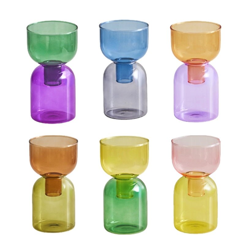 Norvo | To-delt mini bud vase terrarium sett
