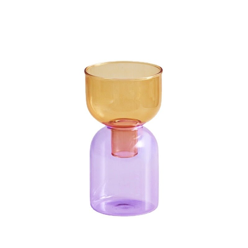 Norvo | To-delt mini bud vase terrarium sett