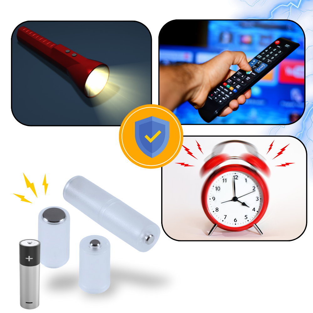 Universal AAA til AA-Batterikonverter