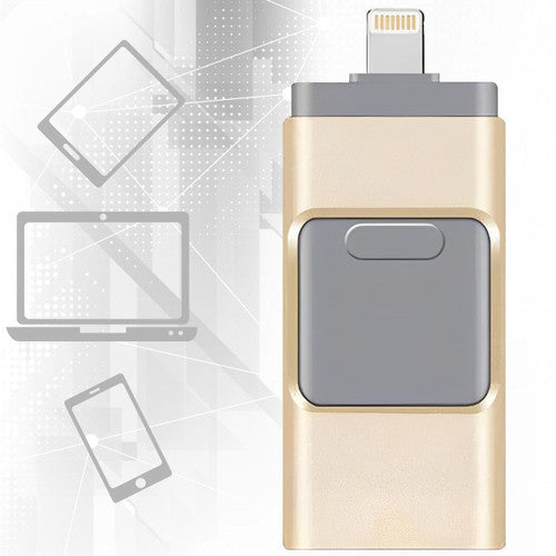 Norvo | USB-minne for iPhone og Android - 128GB høyhastighetslagring for bilder, videoer og filoverføring
