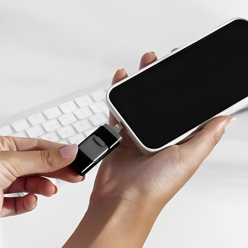 Norvo | USB-minne for iPhone og Android - 128GB høyhastighetslagring for bilder, videoer og filoverføring