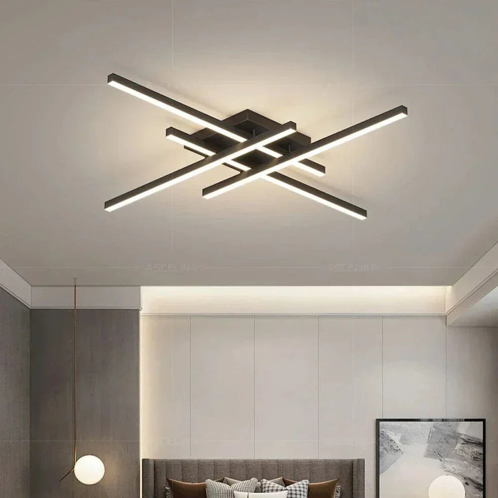 Norvo | Moderne LED Taklampe | Energi Effektiv, Myk Belysning & Tilgjengelig i 30/40/50cm for Soverom og Stue